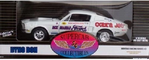 *超级罕见* Ertl/SCC 1/18 - 1968 Dyno Don Ford 野马 * 红色/白色/蓝色 * — 第 1/1 张图片