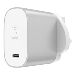 Belkin Réhausseur Charge 27W Pd Usb-C Mural Maison Secteur Rapide - Blanc - Photo 1 sur 6