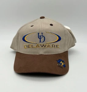 Delaware Fightin' Blue Hens University Vtg Snapback Sports Hat Baseball Cap NWT - Picture 1 of 10