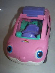 Fisher Price Little People 2009 SUV abierto y cerrado - rosa - Imagen 1 de 2