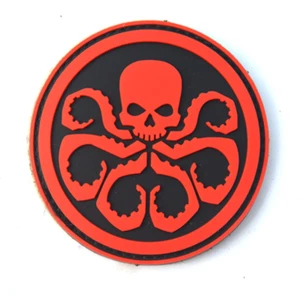 Skull Zombie Octopus Mashup PVC Hook and Loop Morale Patch Army Navy USMC Air Fo - Picture 1 of 1