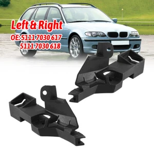 2x Für BMW 01–05 3er E46 Auto Frontstoßstangenhalterung Links und Rechts DE - Bild 1 von 5