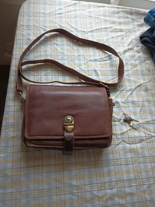 Chaos Leather Collection Cross Body Bag W Lock/Key, Many Compartments - Picture 1 of 10