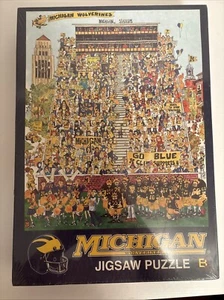 University Of Michigan Football Jigsaw Puzzle  - Picture 1 of 4