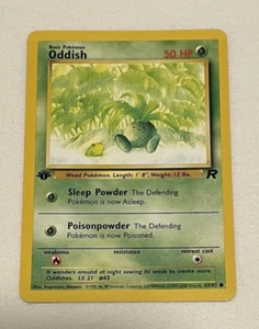 1x Oddish - 63/82 - 1° Edizione - Team Rocket - Carta Pokémon - LP/NM - Foto 1 di 2