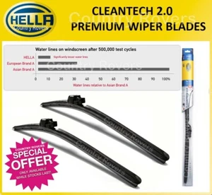 TOYOTA YARIS WIPER BLADES 2020 to 2023 HELLA QUALITY BRAND SIZES 24" & 16" - Picture 1 of 7