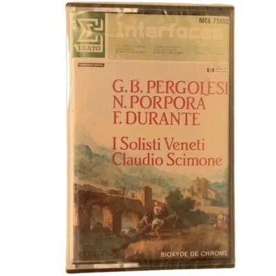 I Solisti Veneti Claudio Scimone Cassette 1985 Pergolesi Porpora Durante - Image 1 of 3