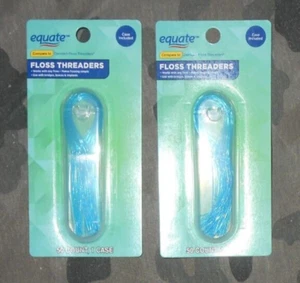 Equate Two Packs Of 50 Each Floss Threaders W Case - Picture 1 of 1