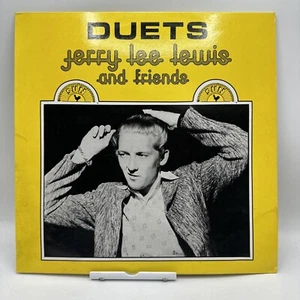 LP JERRY LEE LEWIS & FRIENDS "Duets" Record Vinyl 1978 South Korea Press 1986 - Picture 1 of 5