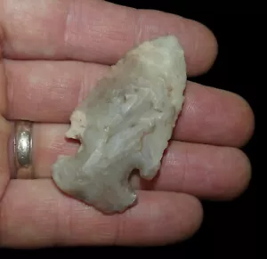 SCHWALBENSCHWANZ ZENTRAL OHIO FEUERSTEINRÜCKEN INDIANER PFEILSPITZE ARTEFAKT SAMMLERSTÜCK RELIKAT - Bild 1 von 5