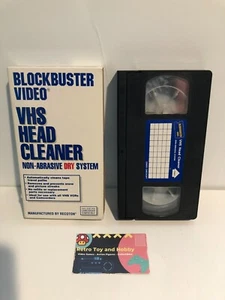 Vintage 1993 Authentic Blockbuster VHS Head Video Cleaner Tape Collectible 🔥 - Picture 1 of 2
