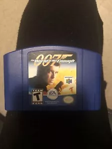 007 The World Is Not Enough - N64 James Bond Game Blue Tested Working Authentic! - Picture 1 of 2