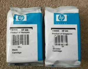 Original HP 339 + HP 344 tintenpatronen (C9363EE C8767EE) - Kostenloser versand - Bild 1 von 3