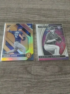 DANIEL LYNCH RC 2021 Panini Chronicles Gold Standard and Titan rookie cards. Lot - Picture 1 of 5