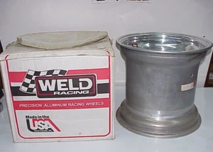 1 NEW Weld Racing Wide 5 HS Polished Wheel 3" Offset #571-5413 Late Model WDR2 - Picture 1 of 7