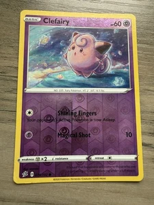 Clefairy Reverse Holo 074/192 SWSH02: Rebel Clash Pokemon - Bild 1 von 3