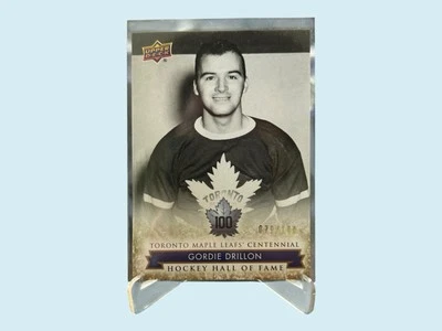 2017-18 Toronto Maple Leafs Centennial Gold #158 Gordie Drillon 079/100 - Image 1 of 2