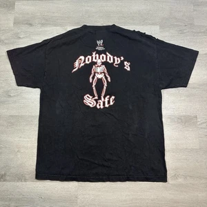 Vintage 2002 WWE Original Deadman Nobody’s Safe T-Shirt XL Undertaker (lesen) - Bild 1 von 6