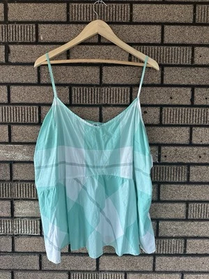 Old Navy плюс размер пеплум Cami бак клетку с новом и серый размер XXL - Изображение 1 из 4