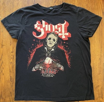 Ghost band Papa Dance Macabre Shirt Cardinal Copia Vampire Size Large - Image 1 of 4