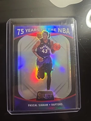 2021-22 Panini Select - 75 Years of the Nba Pascal Siakam #58 - Image 1 of 2