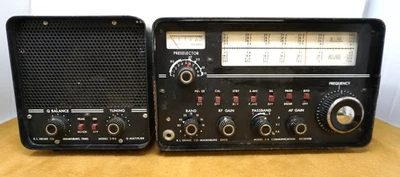 VINTAGE DRAKE 2B SW 80-10M RECEIVER WITH 2BQ SPEAKER - WORKING WELL - Image 1 of 4