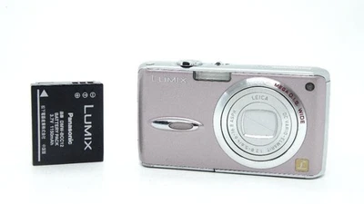 Cámara digital compacta Panasonic LUMIX DMC-FX01 rosa 6 MP probada desde Japón Foto 1 de 4