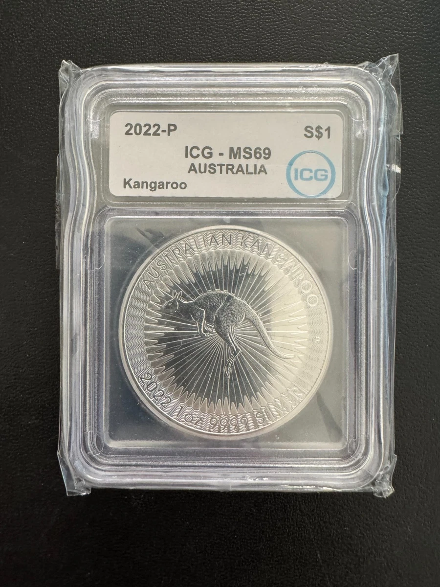 Australian Kangaroo MS 69 Graded Silver Bullion Coins for sale | eBay
