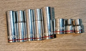 KOBALT 1/4 Sockets, size 9/16,3/8,1/2,7/16,5/8,11/16,1/4 & 5/16 - Picture 1 of 7