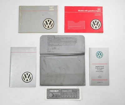 Volkswagen VW Jetta 1987 87 manual del propietario libro MK2 - genuino Foto 1 de 3