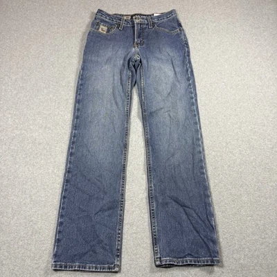 Pantalones de mezclilla Cruel Girl talla 1 cortos tiro bajo calce ajustado pierna recta rancho rodeo Foto 1 de 4