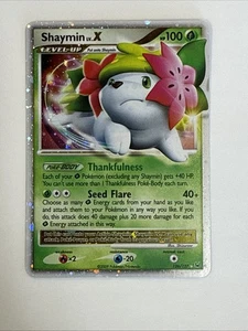 Shaymin LV.X Land Forme 126/127 Platinum Holo LP Rare Pokemon Card TCG LP - Picture 1 of 6