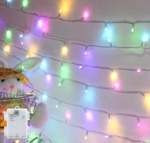 Easter String Lights Battery Operated,Pastel Easter Lights with Timer 9.8ft30LED - Picture 1 of 7