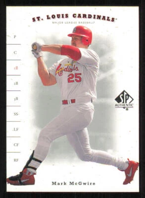 2001 SP Authentic #51 Mark McGwire - Image 1 of 2