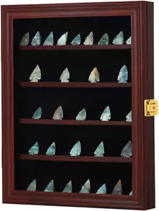 Pfeilspitze Vitrine - Native American Arrowhead Schattenbox Wandhalterung Pfeil - Bild 1 von 8