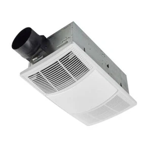 Ceiling Bathroom Exhaust Fan Heater PowerHeat Series 80 CFM Powerful Ventilation - Picture 1 of 12