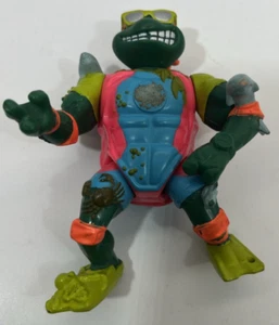 Mike, the Sewer Surfer. Teenage Mutant Ninja Turtles 1990 Action Figure Vntg C12 - Picture 1 of 11
