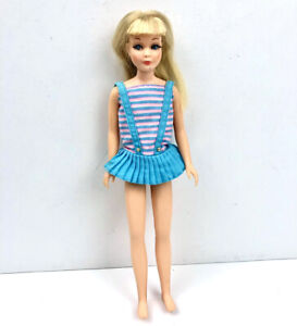 1967 Blonde Twist 'n Turn Skipper Doll MOD Vintage Barbie 60's Eyelashes Outfit