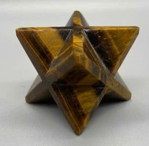MERKABA - Tiger's-Eye - MEDITATION       MERKABAH   Sacred Geometry - Picture 1 of 1