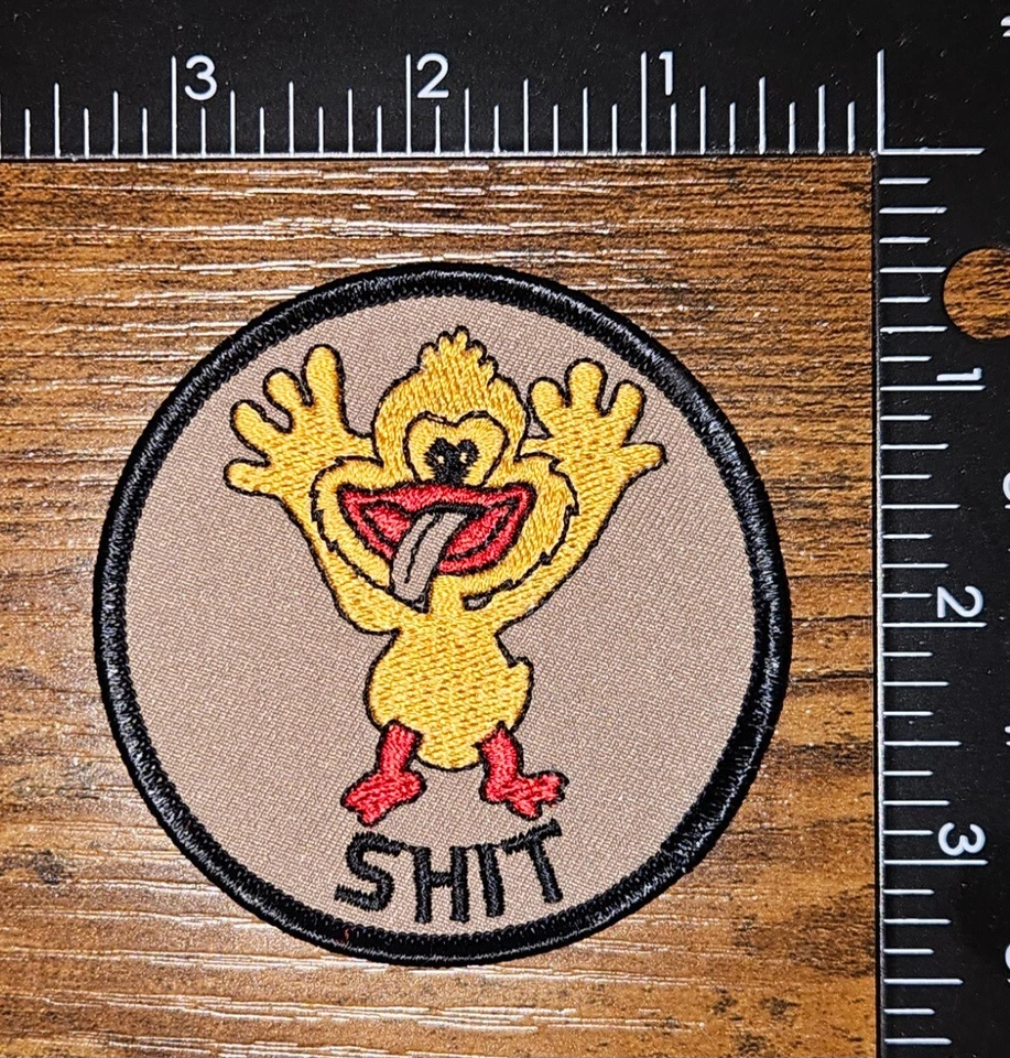 Vintage Rubber Ducky Sh!t Joke Spoof Patch - Image 1 of 1