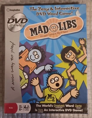 NEW MAD LIBS World's Greatest Word Game DVD Game Imagination 2008 NEW - Image 1 of 4