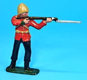 Soldado de juguete de metal Blenheim - 54 mm - Guerras zulúes - 24º pie británico disparo - Imagen 1 de 7