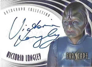 FARSCAPE THROUGH THE WURMHOLE A51 Victoria Langley als Neeyala Autogrammkarte - Bild 1 von 2