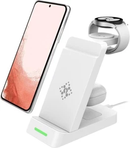 £33 SPGUARD 3 in 1 Wireless Charger for Galaxy Watch 6 classic/6/5Pro/5/4/Active - Picture 1 of 9