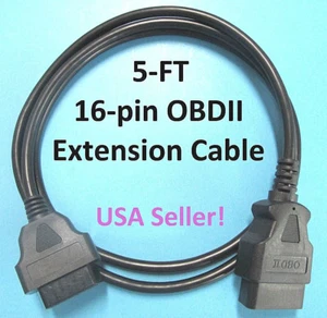 OBD2 Extension Cable for Matco Tools MD60 MD75 MD80 MD85 MD1042 MD1052 MD1072 - Foto 1 di 3