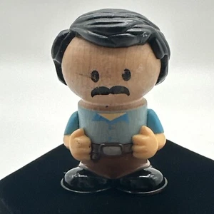 Play Town Learning Curve Wooden Toy Figure Black Hair Man Person 3 In…55 - Picture 1 of 9