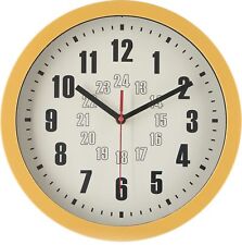 Fuji trade clock width 30 x depth 4.1 x height 30cm mustard clock Kailla 28194 Y