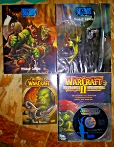 VINTAGE BLIZZARD WARCRAFT lll POSTERS PRODUCT CATALOG LOT W/WAR CRAFT II T.OD! - Picture 1 of 8