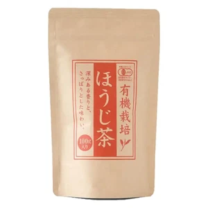Higiri Organic Japanese Hojicha Shizuoka Roasted Green Tea 100g 葉桐静岡産JAS有機栽培ほうじ茶 - Picture 1 of 2