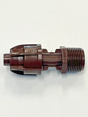 Netafim 17mm TechLock x 3/4 in MPT Male Adapter - Hydroponics -25 pieces - Image 1 of 2